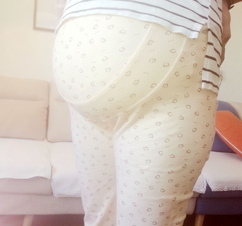 Bà bầu quần mùa thu cotton dạ dày nâng mùa thu và mùa đông bà bầu mùa thu quần bà bầu quần quần đơn kích thước lớn quần bầu mùa hè