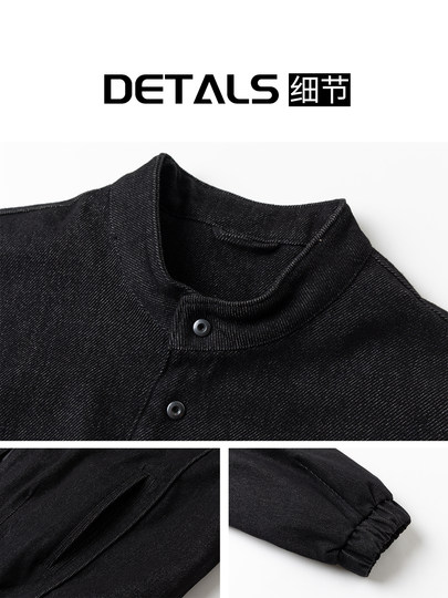 American Retro Stand Collar Down Jacket Men's 2025 Winter New Loose Short Warm Casual 90 White Duck Down Jacket