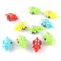 Gift childrens small toys cartoon dinosaur animal car Mini return car small gift educational animation Toy
