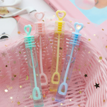 Small size is not easy to break bubble glue mini bubble stick girl heart blow bubble childhood kindergarten outdoor box