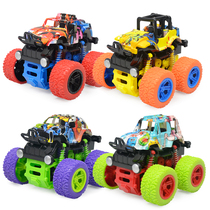 Childrens boy inertial four-wheel drive off-road vehicle resistant to fall 2-6 years old simulation stunt model car children toy car