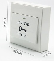 86 switch go out button Open door button Surface mounted door switch with bottom box go out switch button