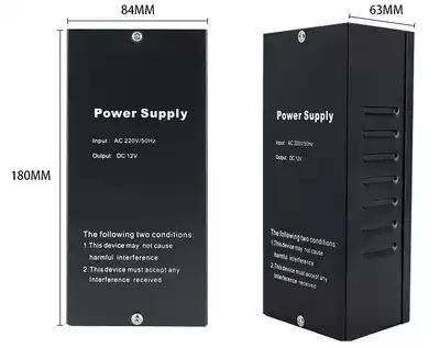 Access control special power supply 12V3A 5A controller Access control transformer 5A Access control power supply Black shell