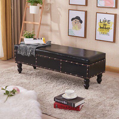 Accommodating stool changing shoes stool doorway available for use in household bed rear storage stool clothing shop fitting room stool strip sofa stool