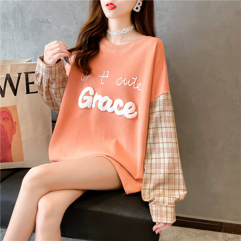 Pregnancy Woman dress 2022 Spring and autumn Spicy Mothers Out Fashion Design Sensation Net Red two blouses T-shirt Pregnant Woman