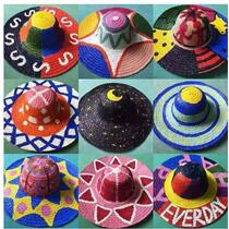 Kindergarten Painting Grass Cap DIY Wall Placement Decoration Creative Fine Art Material Drawing Graffiti Grass