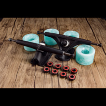 vacuum vacuum long board bridge city-bearing crystal wheel axle sleeve axle suit skateboard retrograde mountain delivery bridge nail assembly good