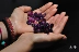 Tinh thể tự nhiên Zhuzi siêu bảy garnet tourmaline quặng lapis lazuli vòng mặt mặt dây chuyền vòng tay vòng chân 108zb3 - Vòng chân lắc chân bạc Vòng chân