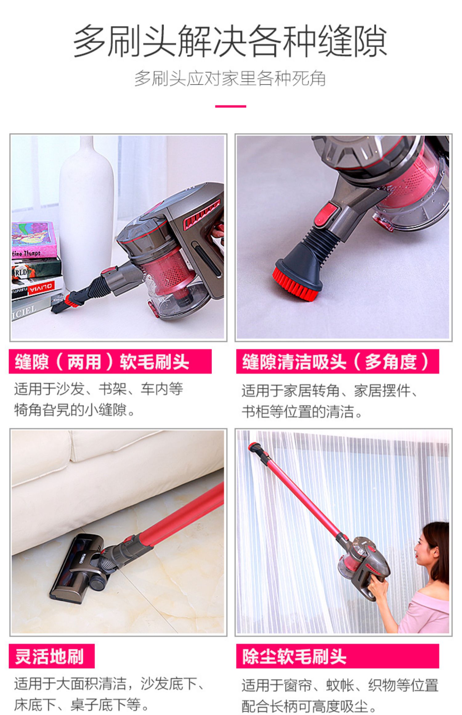 robot hút bụi và lau nhà loại nào tốt Máy hút bụi không dây có thể sạc lại gia đình 螨 xe cầm tay mini cực kỳ yên tĩnh mút lông thú cưng - Máy hút bụi robot hút bụi xiaomi