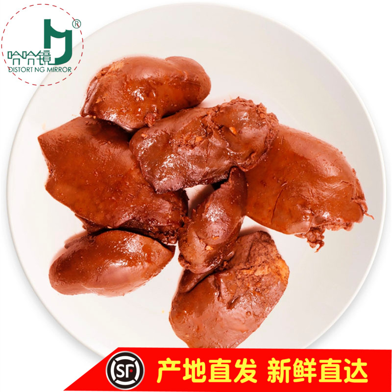 Haha Mirror Braised Flavor Food Spicy Snacks (Duck Liver) 168g Man Bai SF