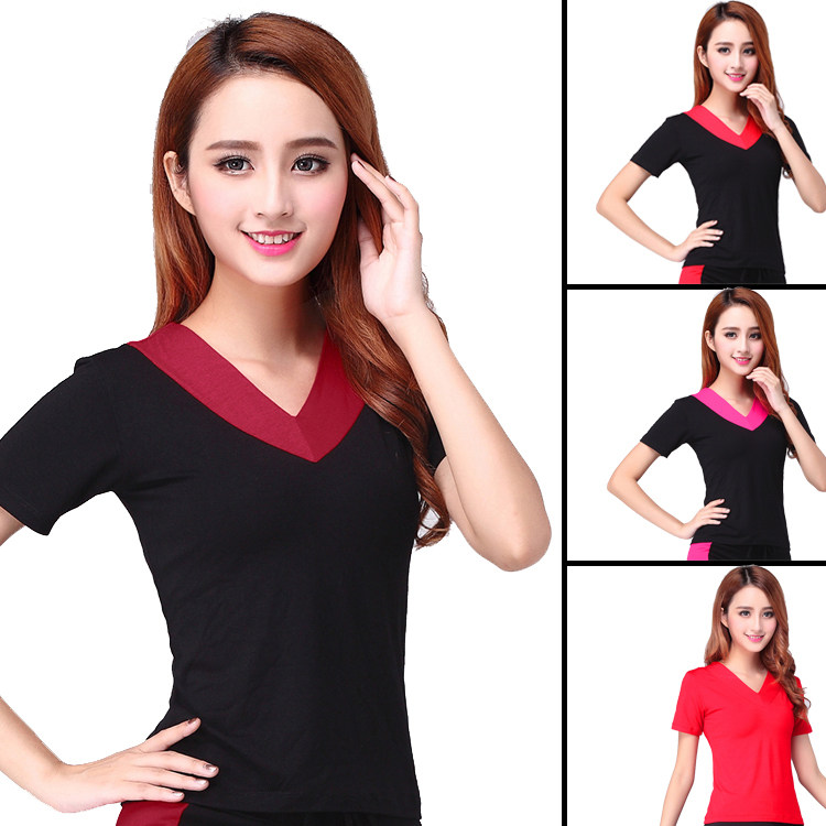 广场舞上衣短袖女夏装新款莫代尔舞蹈服装，中老年新疆舞舞蹈服演出必备神器！