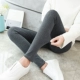 Mùa xuân và mùa thu quần legging nữ cao eo chín điểm co giãn quần cotton bó sát quần ngủ Quần modal quần nhà