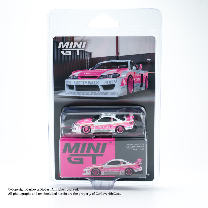 [in Stock] Mini Gt1:64 # 1239 Nissan Silvia S15 Pink Car Model