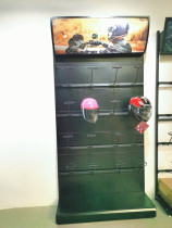 Helmet rack riding suit display rack balance car skateboard rack floor motorcycle store trunk gloves shoes Boots shelf