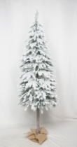New pure PE pencil Christmas tree Foreign trade snow-covered thin tall Christmas tree shopping mall set pure PE slender Christmas tree