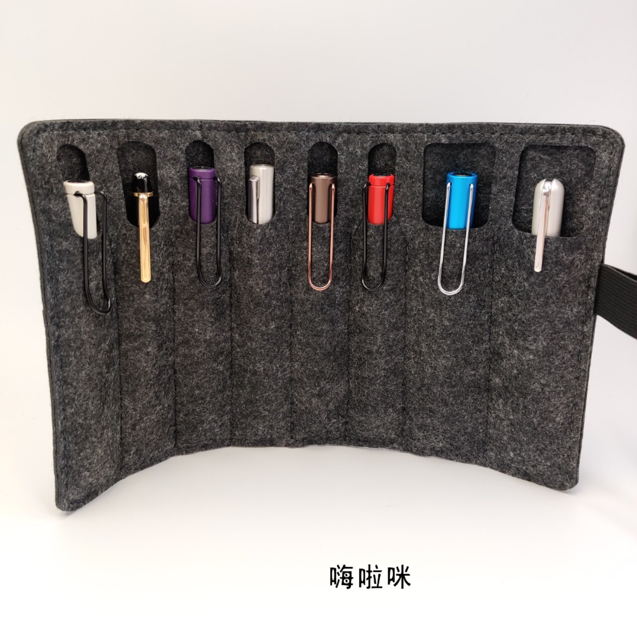Pen curtain wool felt receives protective pen pen artifact sheath proof friction can carry out outgoing gray pen pen pen
