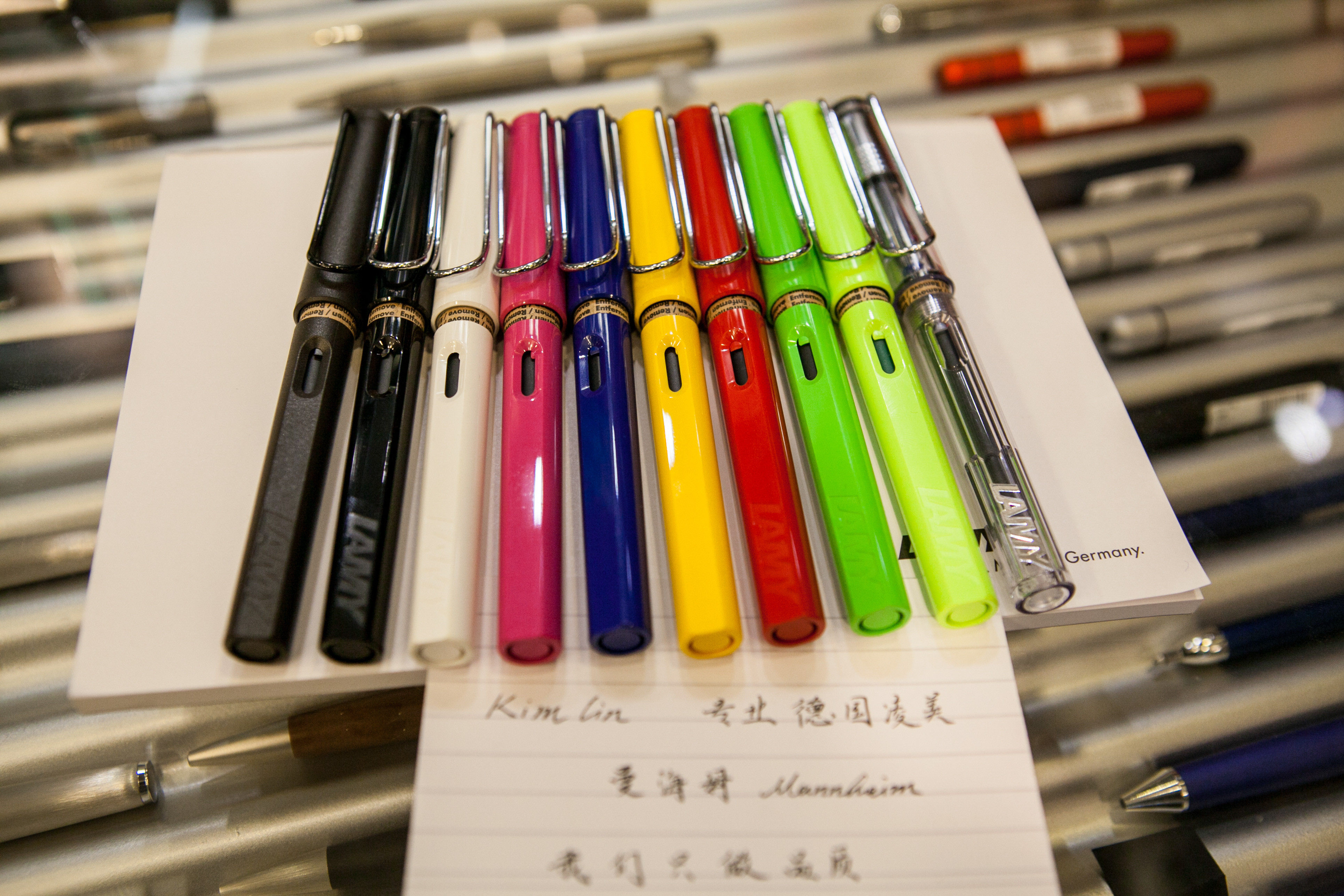 Kimlin German LAMY Lingmei hunter pen matte black fuel ash student calligraphy practice calligraphy gift