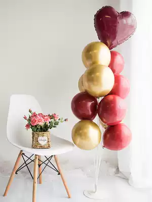 Floating balloon decoration Birthday opening scene decoration Party bracket column base Wedding wedding room Wedding wedding