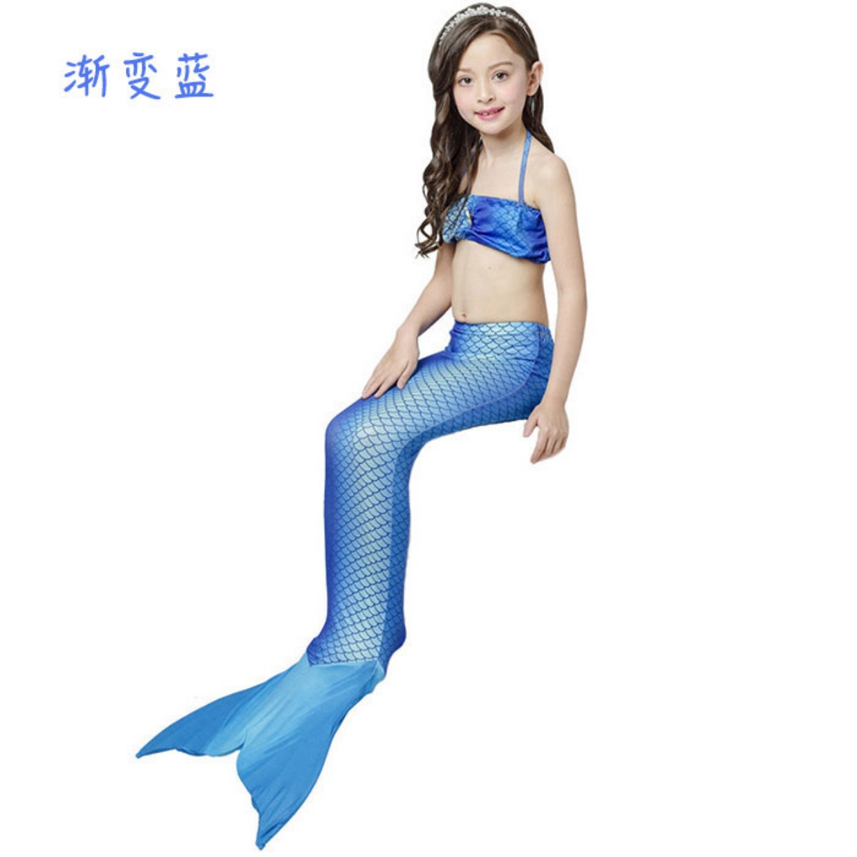 Áo tắm nàng tiên cá 2018 Công chúa dễ thương Beach Spa Girl Baby Baby Baby Female Female Split đồ bơi giá tốt