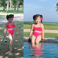 Розовое нижнее белье, детский топ без лямок, стиль