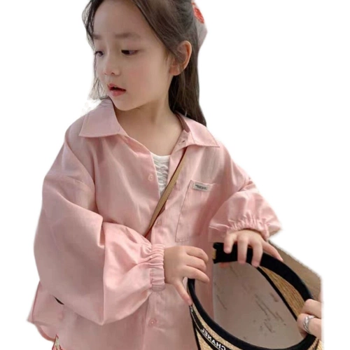 Легкая и тонкая летняя рубашка, в корейском стиле, защита от солнца, подходит для подростков, свободный крой