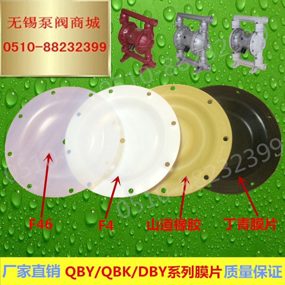 4-inch pneumatic pump film pneumatic diaphragm pump QBY-100 accessories: F46 film sheet 450mm