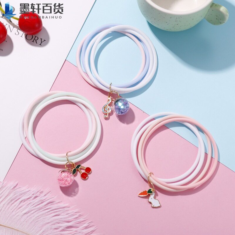 Decorative fragrance long-lasting summer weaving Japanese rainbow-colored insect repellent mosquito repellent bracelet couple cute girlfriends