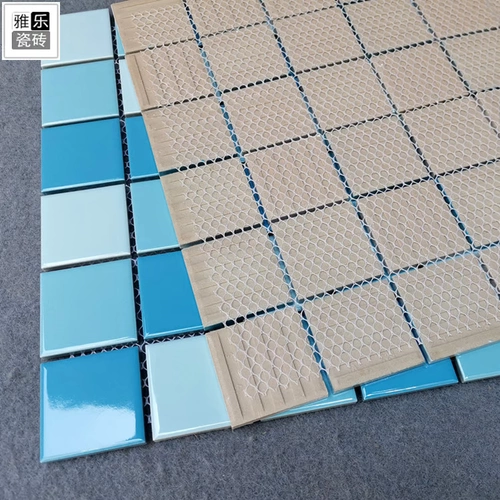 Бассейн, дорожная уличная лазурная мозаика