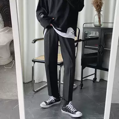 Fujiwara Nogawa dk uniform male student suit pants Japanese college style school uniform pants summer thin loose ankle-length pants