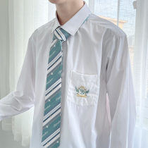 Dk Uniform Male Pure for male Pure Shirt Day Ensemble Jk Shirt Long Sleeve Student Lining Suit College Wind Class Boatsuit Tide