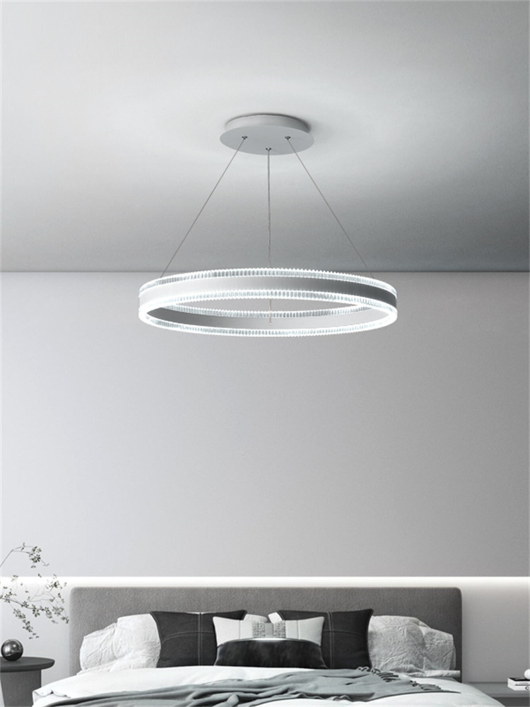 Restaurant Lamp, Modern, Simple, Light Luxury, Full Spectrum, Living Room Chandelier, Anti-Blue Light, Bedroom Main Light, Eye Protection, Flicker-Free Lighting Fixtures