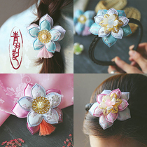 Green Plums Korean suit hair accessories Hairpin Hairpin Hairpin South Korea Imports Satin North Korea National Ancient Child Hair Stirrup