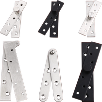 Invisible hinge hinge I-shaped chicken mouth door shaft up and down rotary combined leaf wood door heaven and earth shaft fire hydrants concealed door concealed