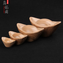 Peach Wood ingot wood carving home furnishings primary color wood solid ingot business booming