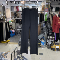 Mdeng197 Morden 3226A Autumn Winter Tightness High Waist Display Slim Open Fork Plus Suede Micro Laserpants Sports Casual Long Pants