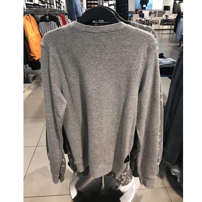 H & M Men 2018 Mới Cotton Blend Áo len mỏng cổ áo dài tay áo cổ lọ nam