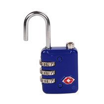RESET password lock backpack luggage bag going abroad European and American customs TSA metal small padlock