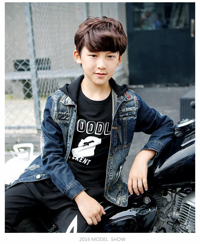 Blouson pour garcon en toile - Ref 2156931 Image 18