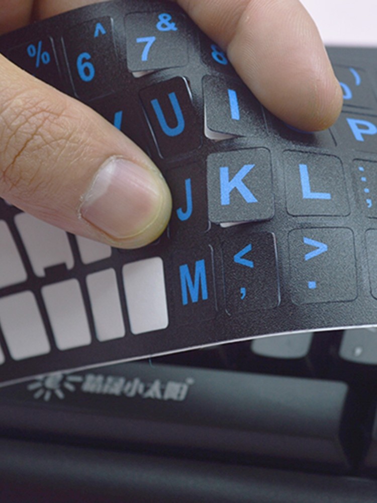 English keyboard stickers Pinyin English alphabet stickers Notebook desktop computer wired wireless matte