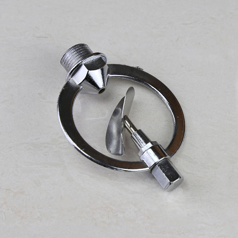 4 points New Alloy Butterfly Shaped Shower Nozzle Lawn Irrigated Garden Nozzle Automatic Swivel Rain Shaped Nebulizer