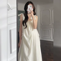 Rice Abricot Camisole [Супер фея/свободная кожа/пляжная юбка/приморские каникулы/теплый и сладкий ветер/сексуальный чистый/родившийся французский французский/дизайн.