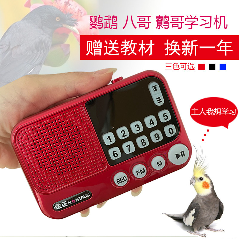 Bird learning machine parrot talker Myrna learner tongue learner language teaching bird learner voice recorder