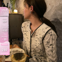 WXLSTUDIO LAZY SWEATER SWEATER Jersey Girl Spring Dress 2022 New Design Sensation outside wearing a small fragrant wind jacket