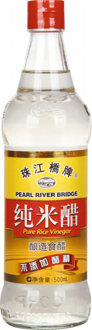 【天猫超市】珠江桥 纯米醋 500mL/瓶 酸度适宜 米醋 蒸煮 蘸点