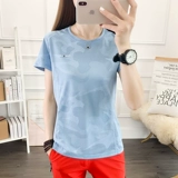 Дорожная спортивная быстросохнущая камуфляжная дышащая альпинистская футболка подходит для пеших прогулок, круглый воротник, короткий рукав, впитывает пот и запах, для бега, быстрое высыхание