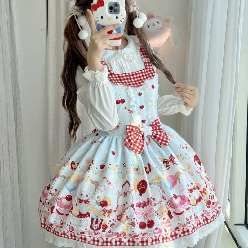 Ready Stock Sweetheart Party Lolita Original Design Cute and Sweet Dress