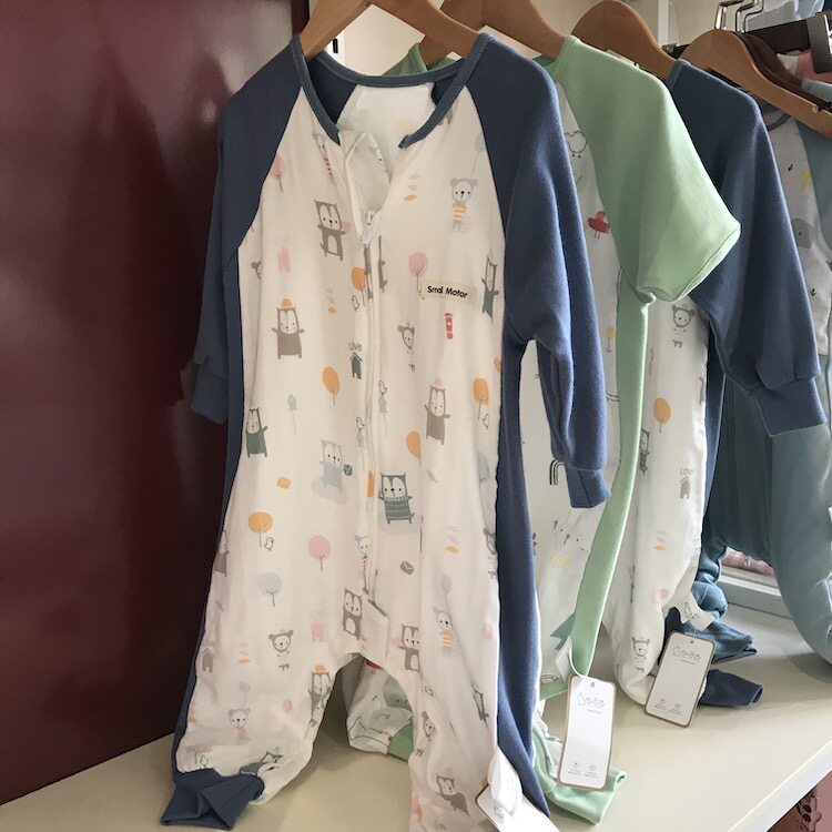 Foreign trade pure cotton gauze knit cotton cartoon newborn baby children spring and autumn thin sleeping bag summer long sleeves anti-kick quilt