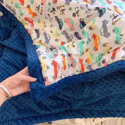 Parent-child thickened bean blanket newborn cover was pacified by the Four Seasons