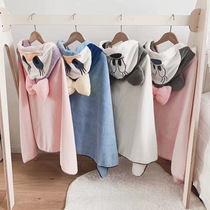 Foreign trade parent-child absorbent bath towel shawl nano spinning slippery yarn bath towel swimming shawl tourism tourism beach towel