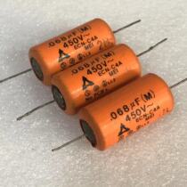 Disassembly Japan Panasonic Roxy 0 068UF 450V AC fever ceramic oil-immersed coupling stepless capacitor